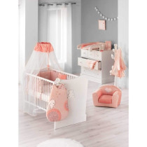 Matelas a  langer avec housse Lapinou - Rose - 50 x 75 cm