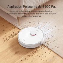 Dreame D10 Plus - Robot Aspirateur Laveur avec Vidange Automatique Pou