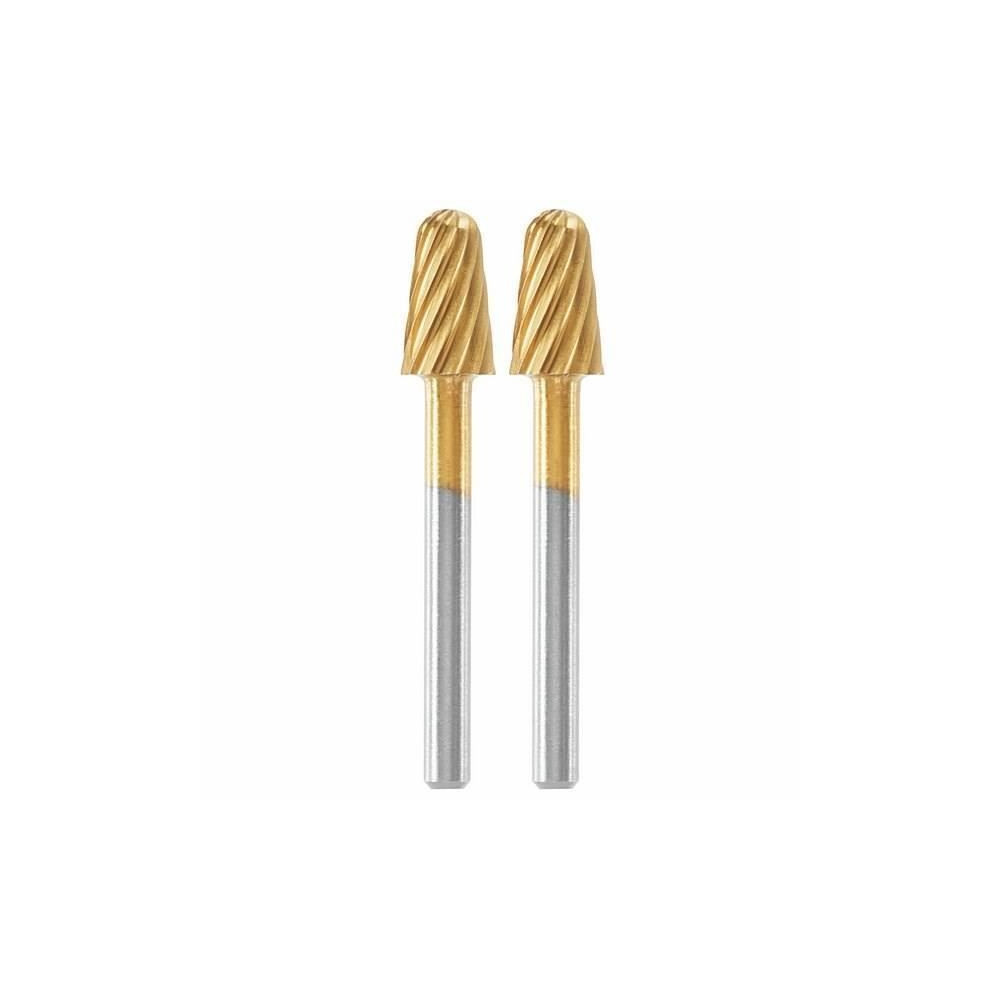 Lot de 2 fraises acier rapide haute longévité Dremel Max 117 - ø 6,
