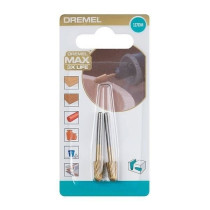 Lot de 2 fraises acier rapide haute longévité Dremel Max 117 - ø 6,