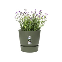 ELHO Pot de fleurs rond Greenville 40 - Extérieur - Ø 39 x H 36,8 cm