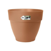 Elho Vibia Campana Bac a fleurs Rond 55 - Marron - Ø 55 x H 47 cm - e