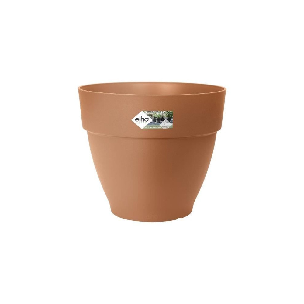 Elho Vibia Campana Bac a fleurs Rond 55 - Marron - Ø 55 x H 47 cm - e