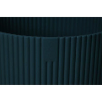 Pot De Fleurs Rond VIBES - Plastique - Ø25 - Bleu Foncé