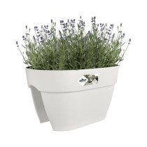 Planteur ELHO Vibia Campana Flower Bridge 40 - Blanc Soie - Balcon ext