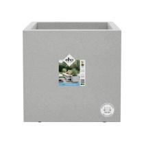Elho Vivo Next Square 30 Bac a fleurs - Gris - Ø 30 x H 29 cm - inté