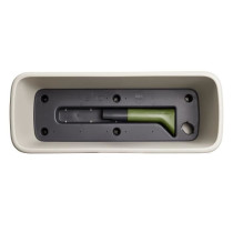 Elho Noa Balconniere M - Gris - L 52 x B 20 x H 18 cm - Balconextérie