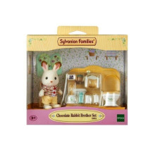 SYLVANIAN FAMILIES - 5015 - Frere Lapin Chocolat et Toilettes - Villag