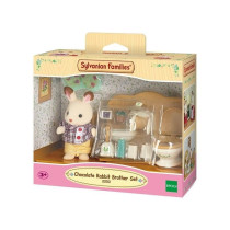 SYLVANIAN FAMILIES - 5015 - Frere Lapin Chocolat et Toilettes - Villag