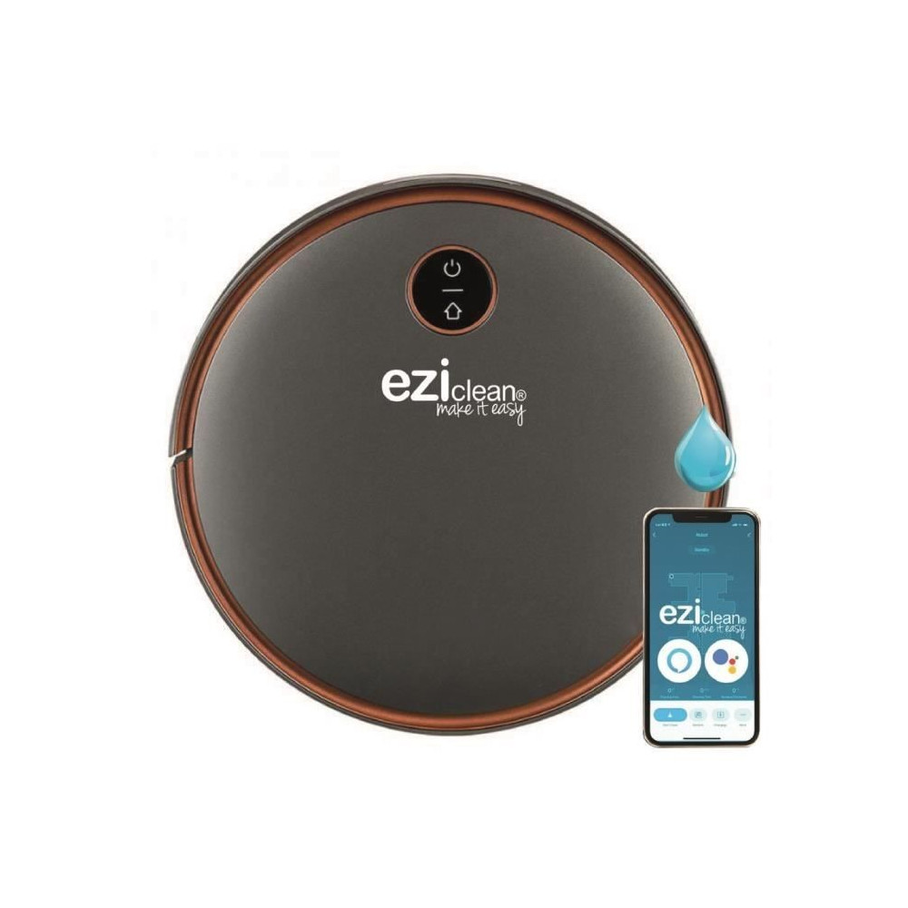 Robot aspirateur connecté EZICLEAN Aqua iMap A50 - 90 min - 1Kpa - 80