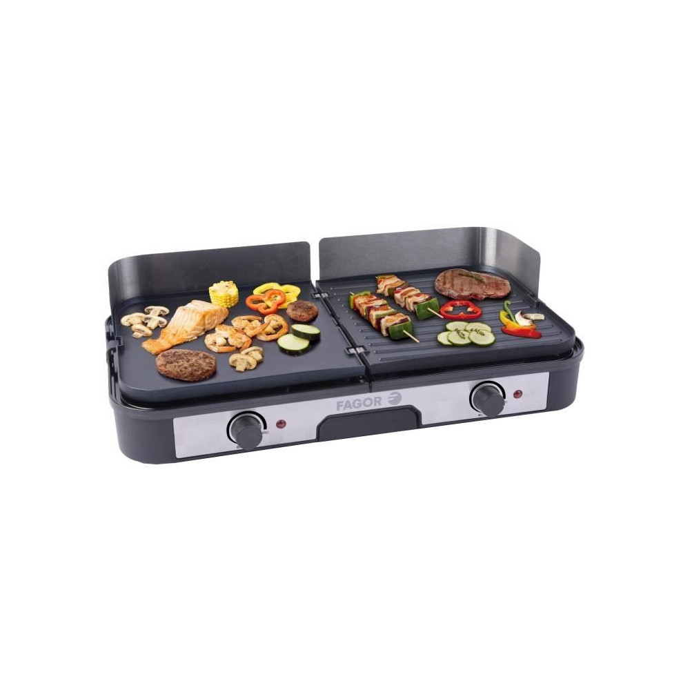 Plancha électrique - FAGOR - FG823 - Plancha Inox Extra Large - 2000