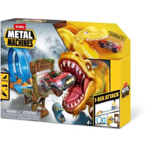 Circuit de Voitures - ZURU - T-Rex Attack Metal Machine - Véhicule a