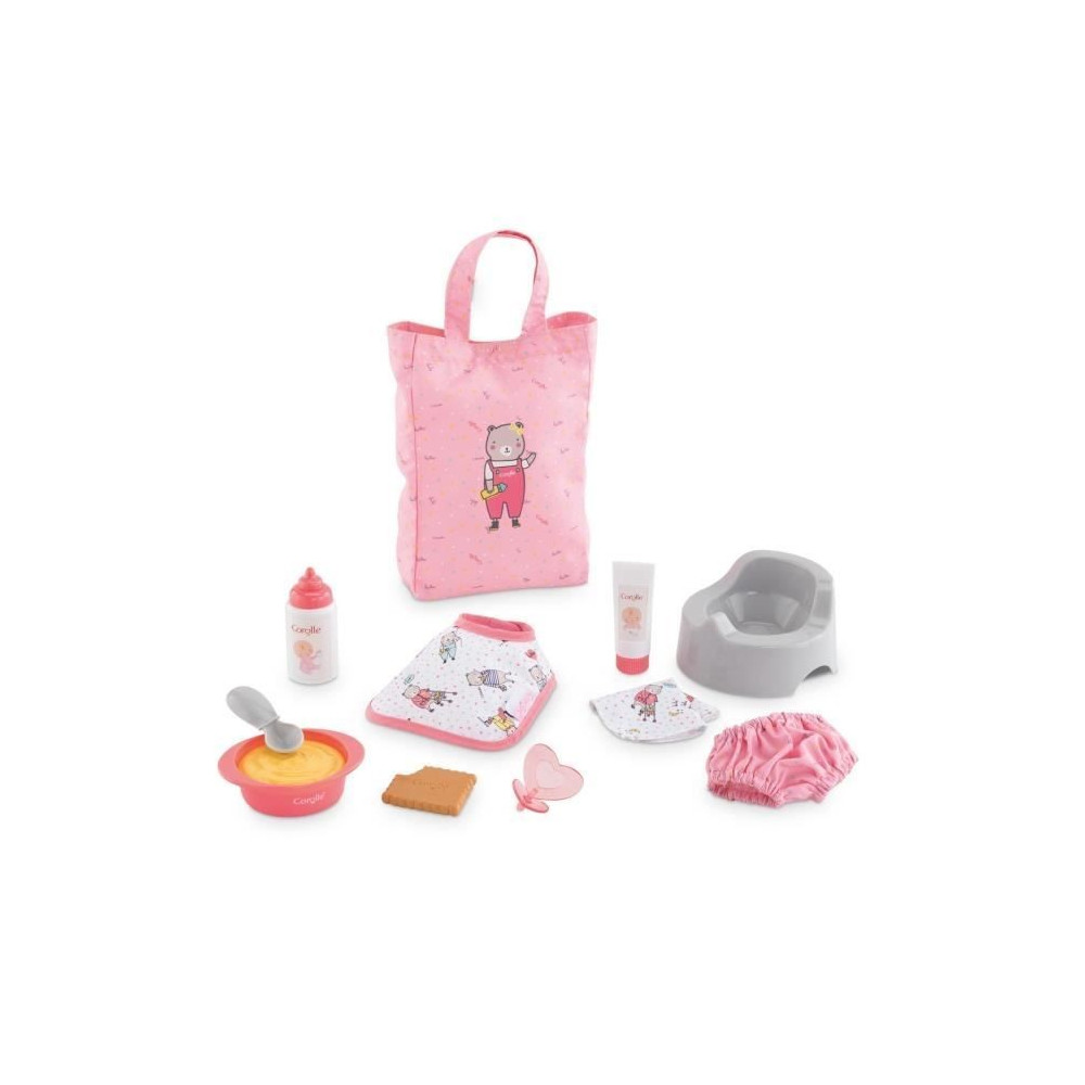 COROLLE - Grand Coffret d'accessoires pour poupon 30 cm - 11 accessoir