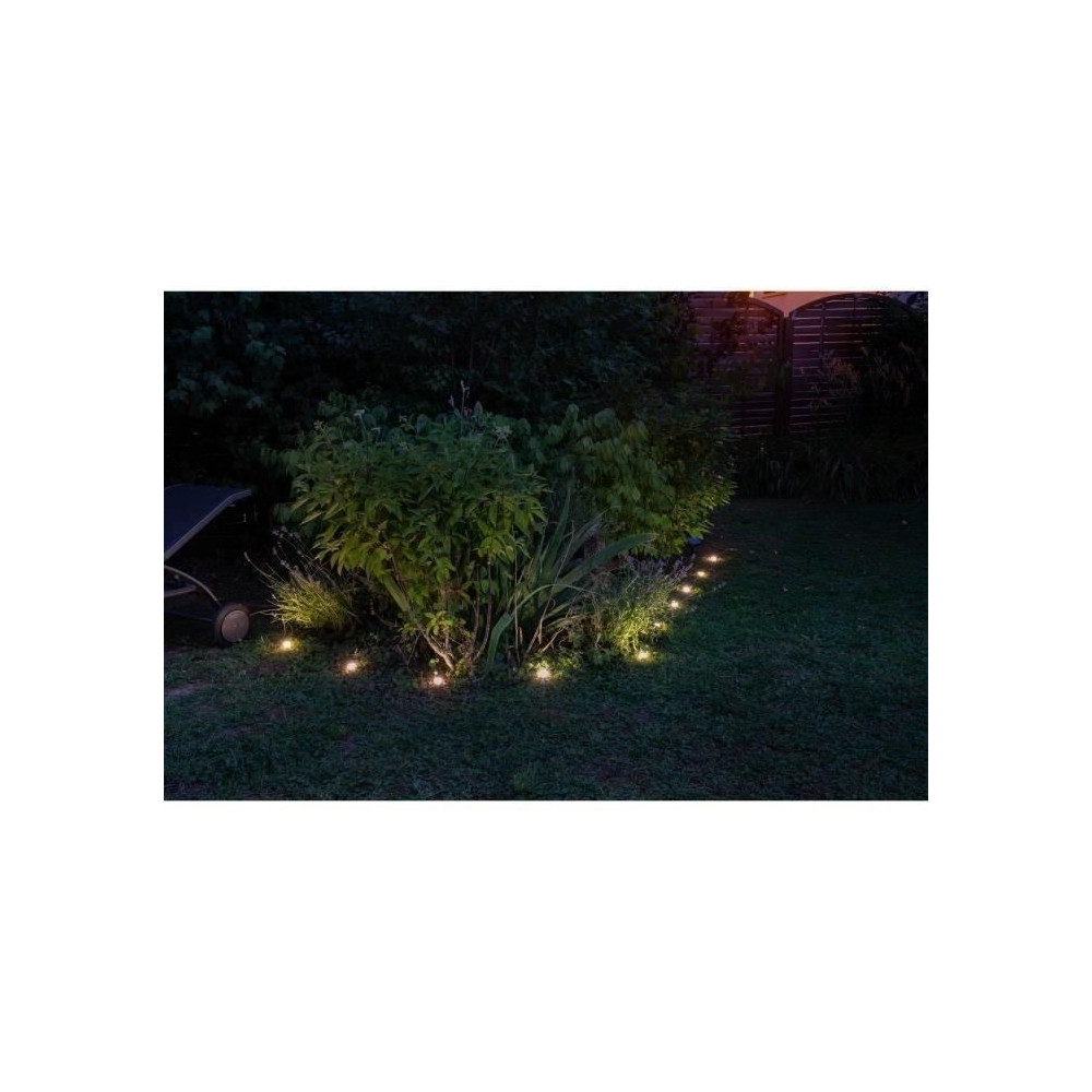 Guirlande solaire a planter 10 LED blanches - GALIX - 5m - 0,5W - 100
