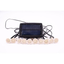 Guirlande solaire a planter 10 LED blanches - GALIX - 5m - 0,5W - 100