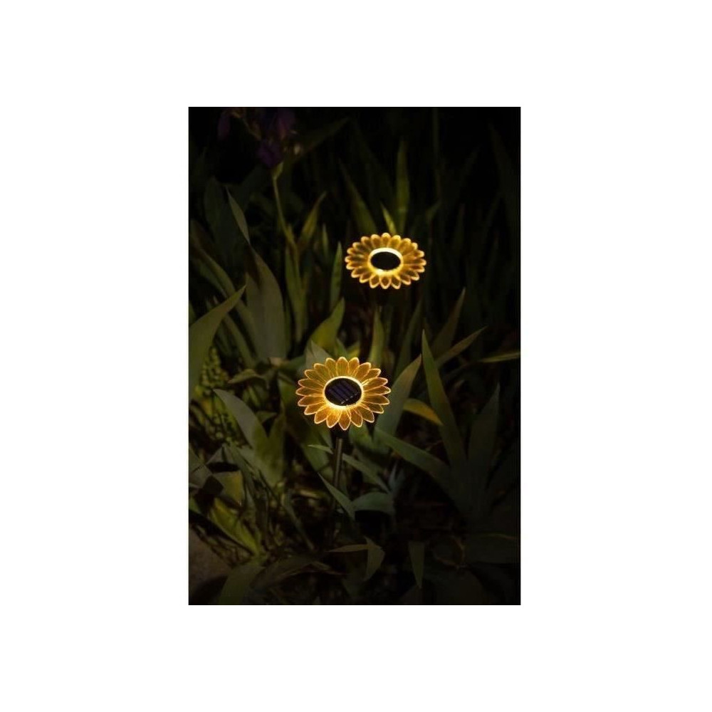Decoration lumineuse solaire GALIX G4460 - Forme Tournesol - H44cm Decoration lumineuse solaire GALIX G4460 - Forme Tournesol - H44cm