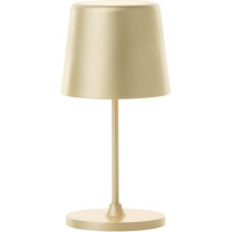 Lampe a poser d'extérieur - BRILLIANT - KAAMI - Rechargeable - Or mat
