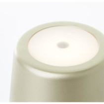 Lampe a poser d'extérieur - BRILLIANT - KAAMI - Rechargeable - Or mat
