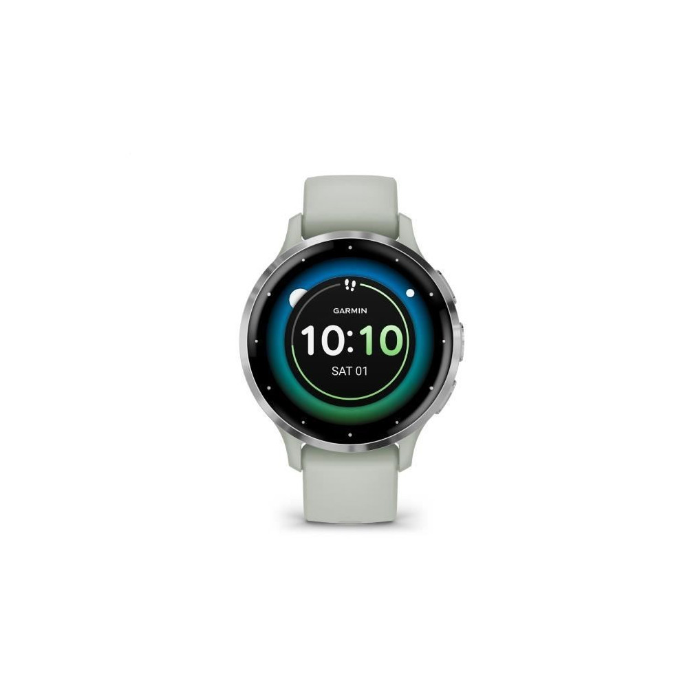 Montre GPS connectée - GARMIN - Venu 3S - 30,4mm (1,2) - Acier Silver