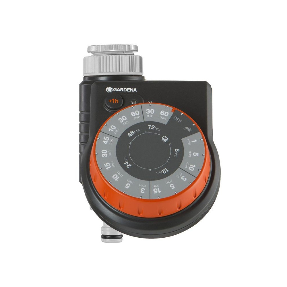 GARDENA Programmateur d'arrosage Easy – Bouton rotatif – Pile 9V n