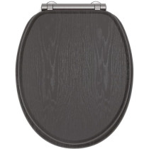 Abattant WC - Gelco - North Noir - MDF FSC - Frein de chute - Charnier