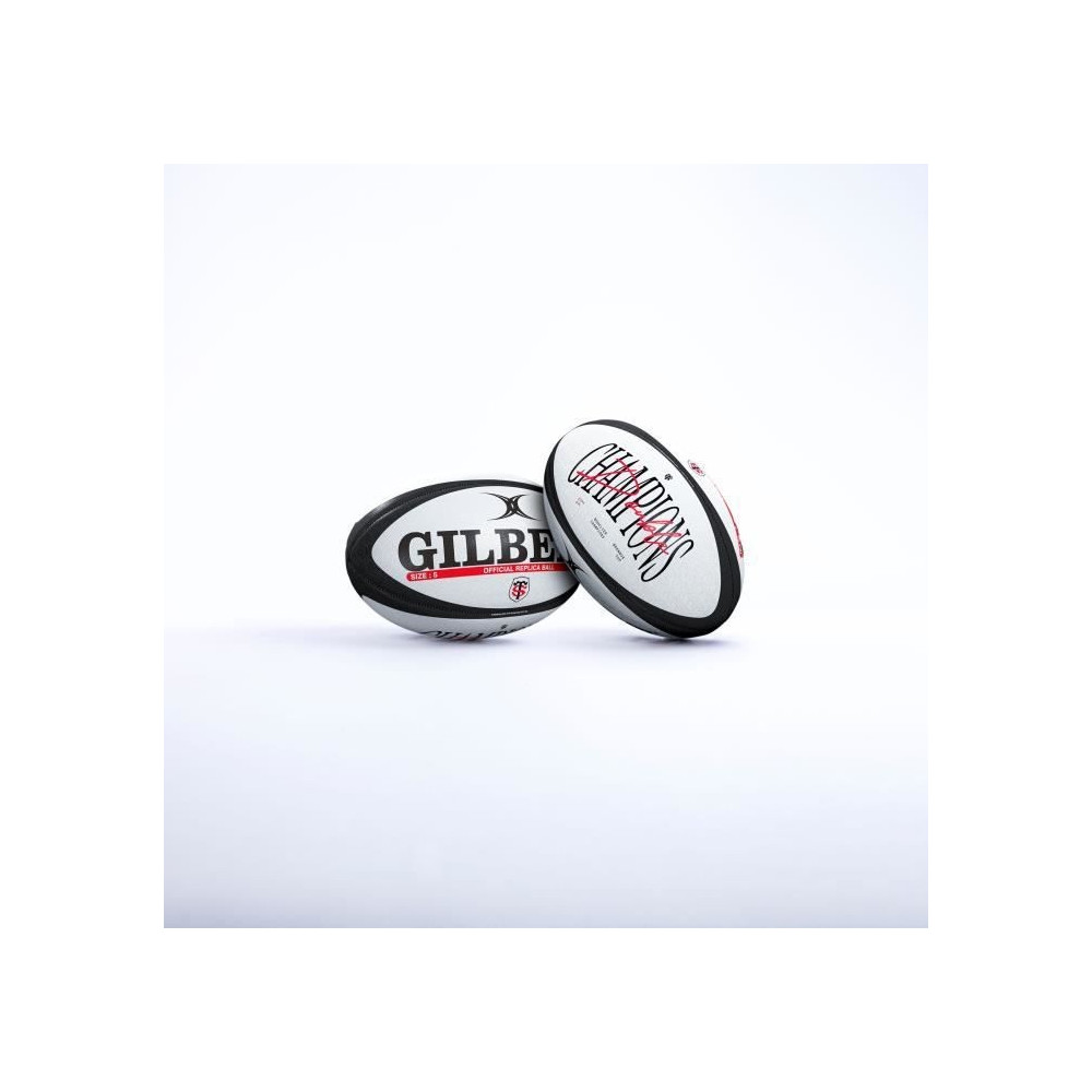 Ballon de rugby - Stade Toulousain - GILBERT - Replica double champion