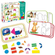 Jeu éducatif - GOULA - Coffret formes magnétiques - 12 activités av