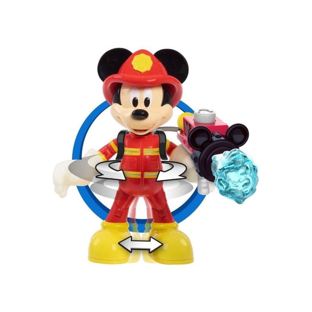 Figurine Pompier Mickey 15 cm - DISNEY - Jouet pour enfants des 3 ans