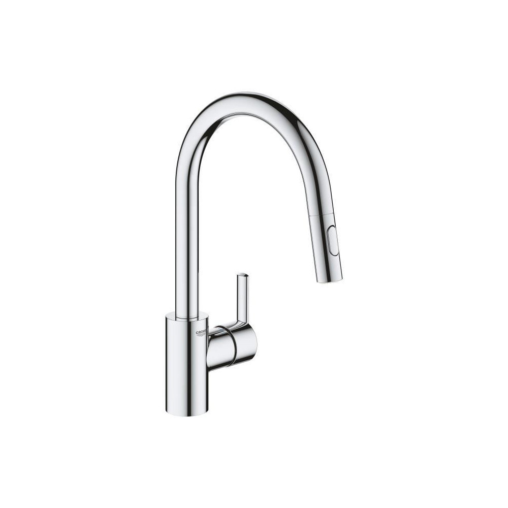 GROHE Robinet de cuisine évier Feel, douchette extractible, rotation