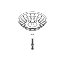 Vidage - GROHE - Bonde grille a évier - Inox - A grille - Intérieur