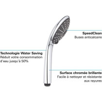 Douchette a main GROHE Vitalio Joy 110 Duo - Chromé - 2 jets - Econom