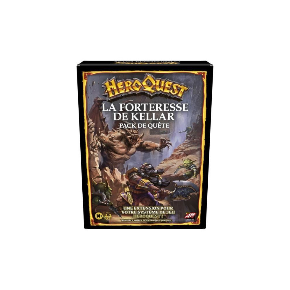 HeroQuest, extension La forteresse de Kellar, 2 a 5 joueurs, des 14 an