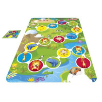 Twister Junior - tapis réversible 2-en-1 évolutif - Jeu de société