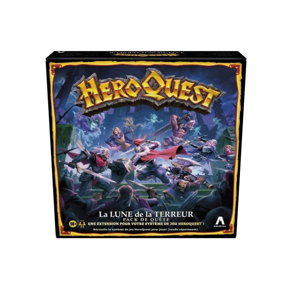 HeroQuest, pack de quete La lune de la Terreur, systeme de jeu HeroQue