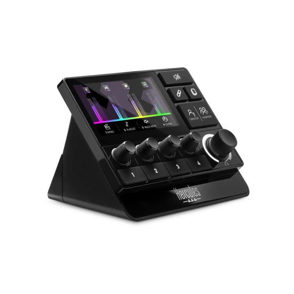 Audio Controller - HERCULES - STREAM 200 XLR - Pilotage simple et intu