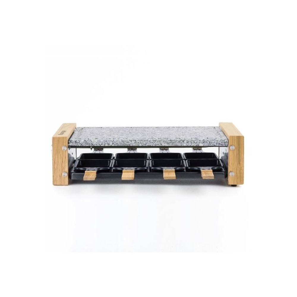 Raclette et pierre a cuire HKoeNIG - WOD8 - 8 personnes - 1200W - Desi
