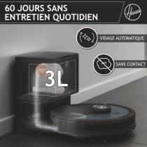 Robot Aspirateur Laveur - HOOVER HG450HP HYDRO Pro - 4000 Pa - Autonom