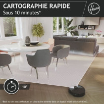 Robot Aspirateur Laveur - HOOVER HG450HP HYDRO Pro - 4000 Pa - Autonom