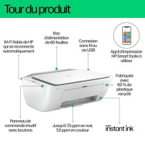 Imprimante tout-en-un HP DeskJet 2810e jet d'encre couleur - 3 mois d'