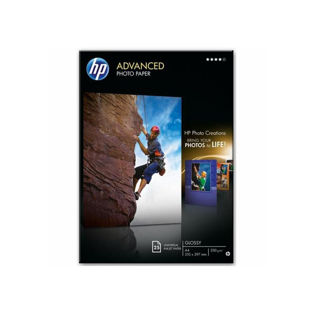 Papier photo HP Advanced a finition brillante - 25 feuilles/A4/210 x