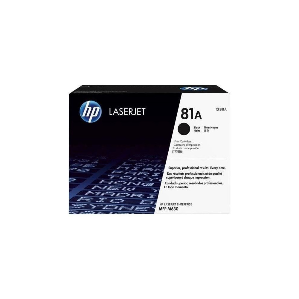Cartouche de Toner Noir HP 81A (CF281A) authentique pour HP LaserJet E