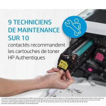 Cartouche de toner noir HP 201X grande capacité authentique pour HP C