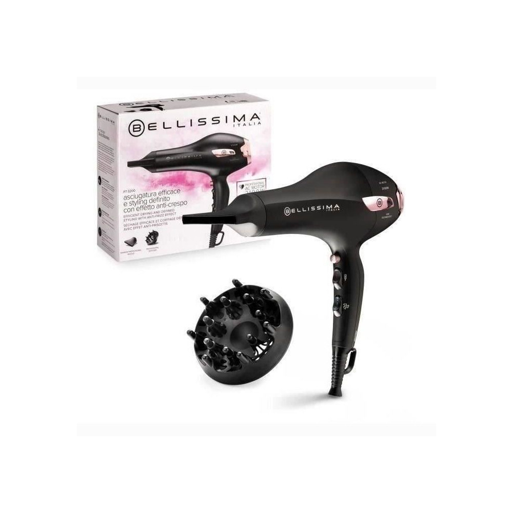 Seche Cheveux - Bellissima - Professionnel Ionique Léger P7 3000 - Co