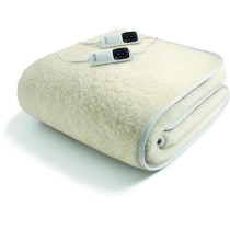 Surmatelas Chauffant - Imetec - 2 Places 100% Laine et Mérinos, 150 x