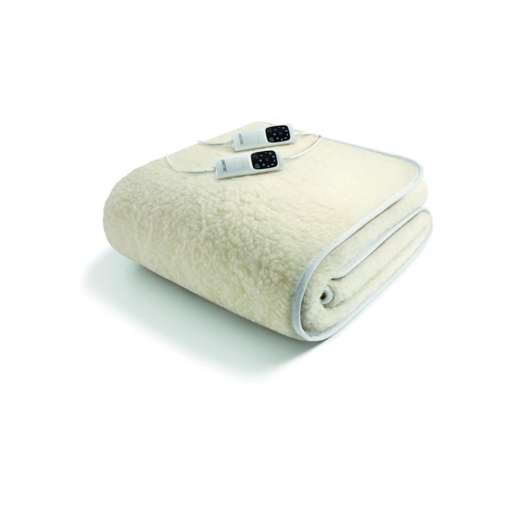 Surmatelas Chauffant - Imetec - 2 Places 100% Laine et Mérinos, 150 x