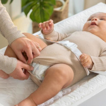 INGENUITY Matelas a langer avec rebords et ceinture de sécurité, imp