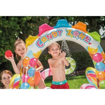 Aire de jeux gonflable - INTEX - Royaume des bonbons - 168 / 206 Litre