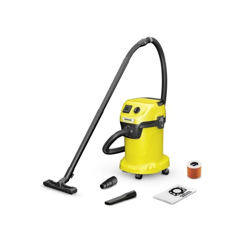 Aspirateur eau et poussiere KARCHER WD 3 P V-19/4/20 - Cuve polypropyl