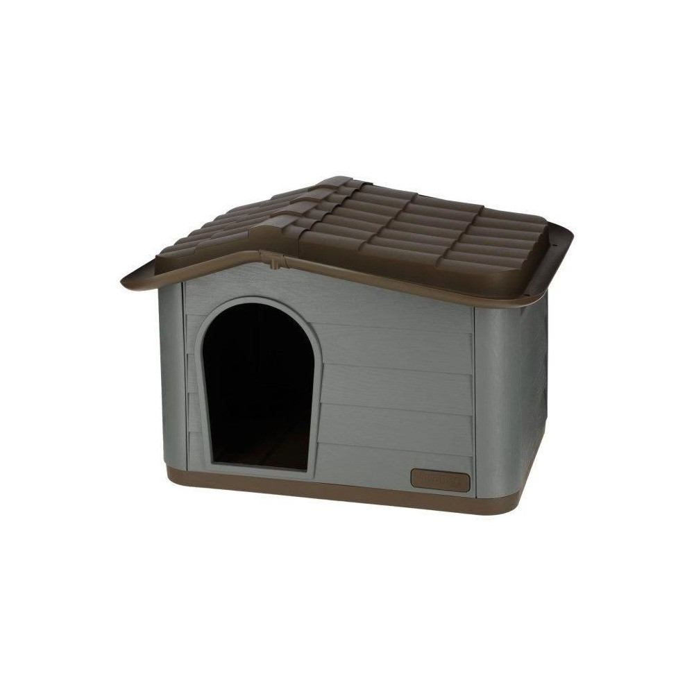 KERBL Niche extérieure en plastique pour chats ou chien Taille M - 75