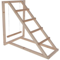 Tour d'escalade pour poules - KERBL - 85 x 55 x 76 cm - Avec balançoi